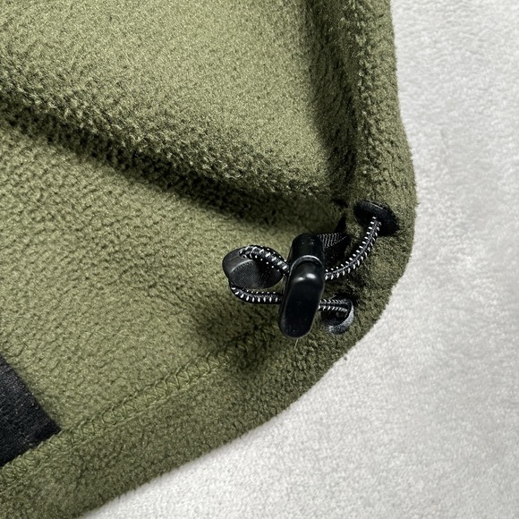 LL Bean Vest Mens L -Tall Green Full Zip Polartec Fleece Zipped Pockets-EUC - Picture 9 of 9